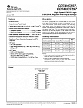 DataSheet CD74HC597 pdf